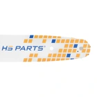 HS PARTS Führungsschiene 12" (30 cm) 3/8" .043" (1,1 mm) für Stihl 017 018 021 023 025 MSE140 MS160 MS170 MS180 MS191 MS210 MS230 MS211 MS230 MS241 MS250 E180