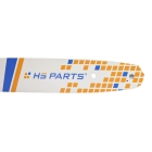 HS PARTS Führungsschiene 12" (30 cm) 3/8" .043" (1,1 mm) für Stihl 017 018 021 023 025 MSE140 MS160 MS170 MS180 MS191 MS210 MS230 MS211 MS230 MS241 MS250 E180