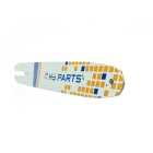 HS PARTS Führungsschiene 12" (30 cm) 3/8" .050" (1,3 mm) + 2 x Sägekette 44 Glieder Vierkantzahn