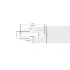 HS PARTS Führungsschiene 12" (30 cm) .325" .043" (1,1 mm) für Husqvarna 330i 525i XP T535i XP 340i 540i T540i XP