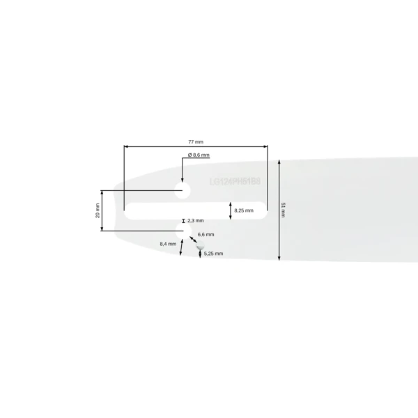 HS PARTS Führungsschiene 12
