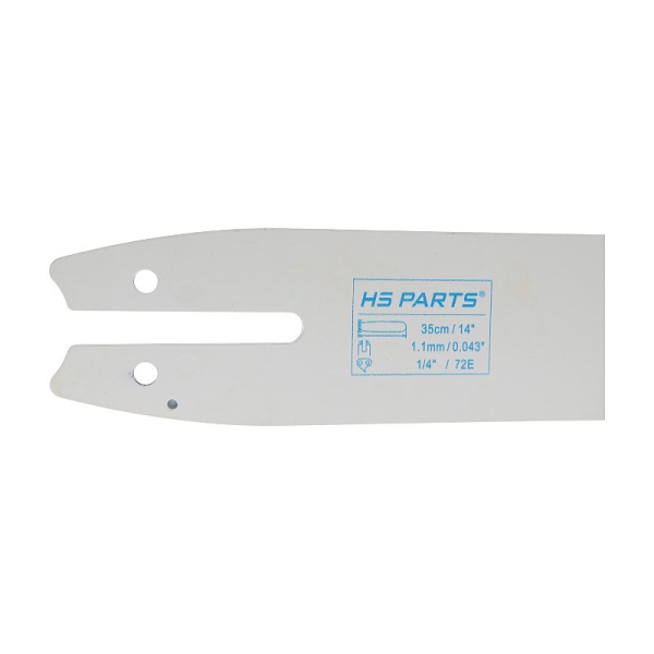 HS PARTS Führungsschiene 14" (35 cm) 1/4" .043" (1,1 mm) für Stihl 017 018 MS170 MS180 MS MS150 MS150T MS151T MS193T MS194T MSA60 MSA70 MSA120 MSA160 MSA200 HT100 HT101 HT130 HT131 HT56 HTE60