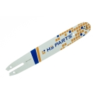 HS PARTS Führungsschiene 14" (35 cm) 3/8" .050" (1,3 mm) + 2 x Sägekette 50 Glieder Vierkantzahn für Stihl 009 010 011 017 018 019 020 021 023 025 MS160 MS170 MS171 MS180 MS181 MS192 MS210 MS211 MS250 MS231 MS241 MS251