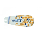 HS PARTS Führungsschiene 14" (35 cm) 3/8" .050" (1,3 mm) + 2 x Sägekette 50 Glieder Vierkantzahn für Stihl 009 010 011 017 018 019 020 021 023 025 MS160 MS170 MS171 MS180 MS181 MS192 MS210 MS211 MS250 MS231 MS241 MS251