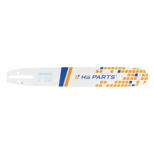 HS PARTS Führungsschiene 14" (35 cm) 3/8" .050" (1,3 mm) für Husqvarna 136 137 140 235 236 240 Jonsered CS2135 CS2234 Partner 350 351 352 Dolmar 100 106 ES140 Makita DCS4301 UC3030A UC3500