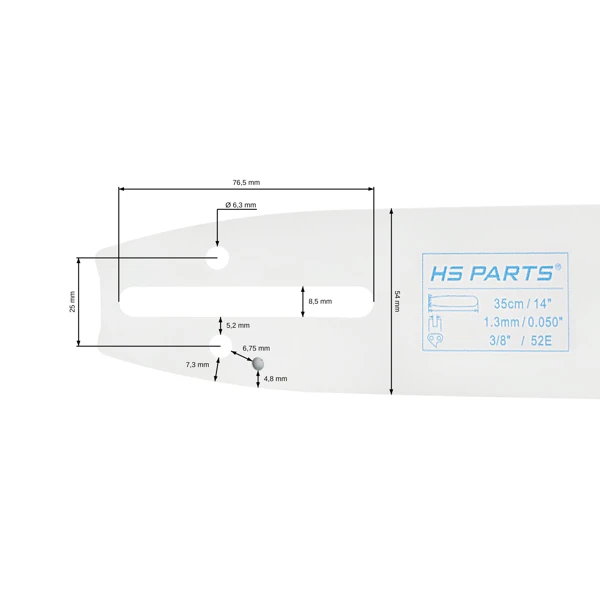 HS PARTS Führungsschiene 14