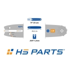 HS PARTS Führungsschiene 14" (35 cm) 3/8" .050" (1,3 mm) für Stihl 009 010 011 017 018 019 020 021 023 025 MS160 MS170 MS171 MS180 MS181 MS192 MS210 MS211 MS250 MS231 MS241 MS251