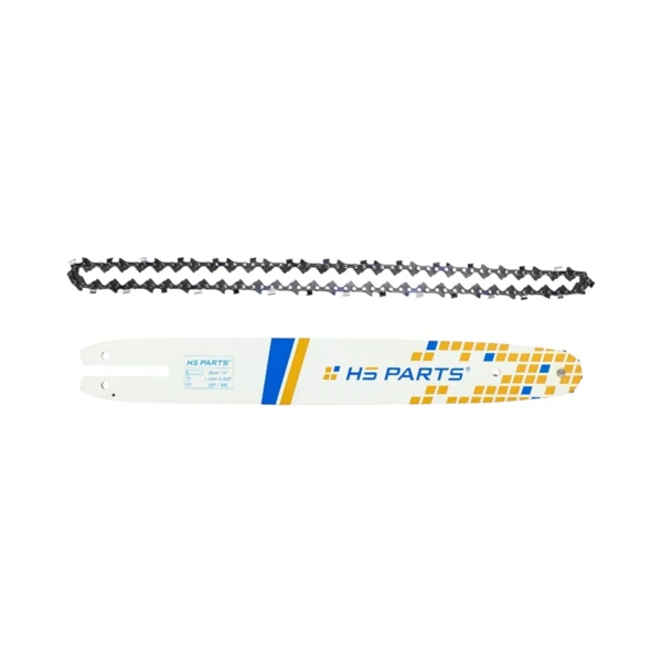 HS PARTS Führungsschiene 14" (35 cm) .325" .043" (1,1 mm) + Sägekette 59 Glieder Vierkantzahn für Stihl MS150 MS150T MS151 MSA161T MS162 MS170 MS171 MS172 MS180 MS181 MS192T MS193 MS194T MS200 MS201 MS211 MS212