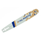 HS PARTS Führungsschiene 15" (38 cm) 3/8" .050" (1,3 mm) + 2 x Sägekette 56 Glieder Vierkantzahn für Husqvarna 51 55 154 254 257 357 359 455 560XP