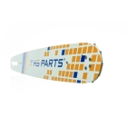 HS PARTS Führungsschiene 15" (38 cm) 3/8" .050" (1,3 mm) + 2 x Sägekette 56 Glieder Vierkantzahn für Husqvarna 51 55 154 254 257 357 359 455 560XP