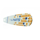 HS PARTS Führungsschiene 15" (38 cm) 3/8" .050" (1,3 mm) + Sägekette 56 Glieder Vierkantzahn für Husqvarna 40 45 55 242 246 254 257 262 340 345 351 346 357 359 455 555
