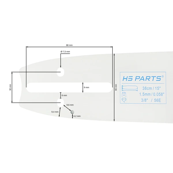 HS PARTS Führungsschiene 15