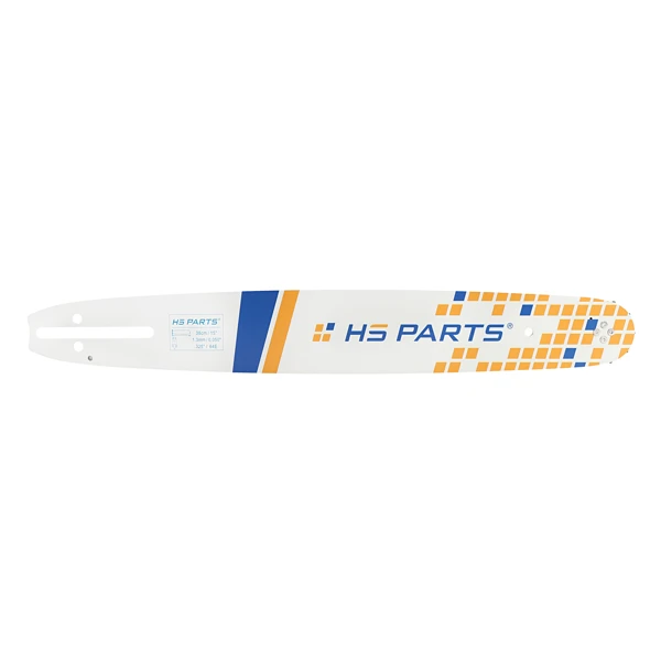 HS PARTS Führungsschiene 15" (38 cm) .325" .050" (1,3 mm) für Husqvarna 36 45 55 136 154 254 257 262 345 357 435 445 460 Jonsered 2054 2152 2155 CS2149W Dolmar 109 111 112 116 Solo 639 651 665