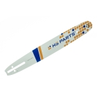 HS PARTS Führungsschiene 15" (38 cm) .325" .058" (1,5 mm) + 2 x Sägekette 64 Glieder Vierkantzahn für Husqvarna 51 55 154 254 257 357 359 455 560XP
