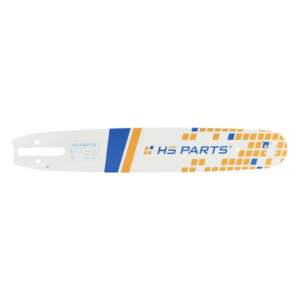 HS PARTS Führungsschiene 15" (38 cm) .325" .063" (1,6 mm) für Stihl 024 026 028 029 030 031 032 039 MS240 MS260 MS261 MS270 MS271 MS280 MS290 MS291 MS310 MS390