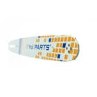 HS PARTS Führungsschiene 15" (38cm) .325" .050" (1.3mm) + Sägekette 64 Glieder Vierkantzahn Für Husqvarna 36 45 55 137 242 262 346 359 435 444 450E 460 560XP