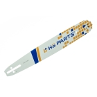 HS PARTS Führungsschiene 16" (40 cm) 3/8" .050" (1,3 mm) + 2 x Sägekette 60 Glieder Vierkantzahn für Husqvarna 246 254 262 345 357 455 460 555 560 Jonsered 2054 CS2260 Dolmar 111 112 115 PS540 Solo 613 614 650 Oleomac 162 956 962