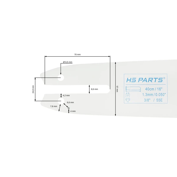 HS PARTS Führungsschiene 16