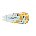 HS PARTS Führungsschiene 16" (40 cm) 3/8" .058" (1,5 mm) + 2 x Sägekette 60 Glieder Vierkantzahn für Husqvarna 40 55 242 254 262 339XP 353 357 359 T435 445 455 460 550 560XP