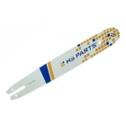 HS PARTS Führungsschiene 16" (40 cm) .325" .050" (1,3 mm) + 2 x Sägekette 62 Glieder Vierkantzahn für Stihl 021 023 025 MS210 MS230 MS231 MS241 MS250 MS251