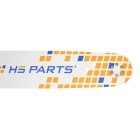 HS PARTS Führungsschiene 16" (40 cm) .325" .063" (1,6 mm) für Stihl 024 026 028 029 030 031 032 039 MS240 MS260 MS261 MS270 MS271 MS280 MS290 MS291 MS310 MS390