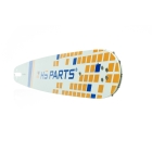 HS PARTS Führungsschiene 16" (40cm) .325" .058" (1.5mm) + Sägekette 66 Glieder Vierkantzahn Für Husqvarna 40 55 242 262 339XP 353 359 455 460 560XP EL1500