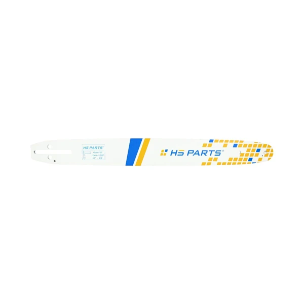 HS PARTS Führungsschiene 18" (45 cm) 3/8" .050" (1,3 mm) + 2 x Sägekette 60 Glieder Vierkantzahn für Husqvarna 120 135 140 240 334T 335XPT 338XPT T540XP Jonsered 2035 2036 CS2135 CS2139T Solo 614 630 633 635 637 McCulloch MS1636