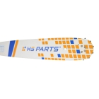 HS PARTS Führungsschiene 18" (45 cm) 3/8" .050" (1,3 mm) für Husqvarna 246 254 262 345 357 455 460 555 560 Jonsered 2054 CS2260 Dolmar 111 112 115 PS540 Solo 613 614 650 Oleomac 162 956 962