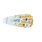 HS PARTS Führungsschiene 18" (45 cm) 3/8" .050" (1,3 mm)