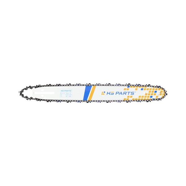 HS PARTS Führungsschiene 18" (45 cm) 3/8" .050" (1,3 mm) + Sägekette 60 Glieder Vierkantzahn für Husqvarna 120 135 140 240 334T 335XPT 338XPT T540XP Jonsered 2035 2036 CS2135 CS2139T Solo 614 630 633 635 637 McCulloch MS1636
