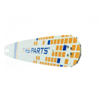HS PARTS Führungsschiene 18" (45 cm) 3/8" .058" (1,5 mm) für Husqvarna 246 254 262 345 346 357 359 455 460 555 560 Jonsered 2054 CS2260 Dolmar 111 112 115 PS540 Solo 613 614 650 Oleomac 162 956 962
