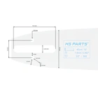 HS PARTS Führungsschiene 18" (45 cm) 3/8" .063" (1,6 mm) für Stihl 029 031 032 034 041 042 036 044 056 066 MS290 MS310 MS360 MS361 MS362 MS391 MS440 MS441 MS462 MS460 MS640 MS650 MS660 MS500i