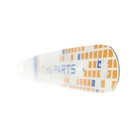 HS PARTS Führungsschiene 18" (45 cm) .325" .050" (1,3 mm) für Husqvarna 36 55 136 254 257 262 357 435 445 460 Jonsered 2054 2152 2155 Dolmar 109 111 112 116 Oleomac 938 947 952 962 Solo 639 651 665