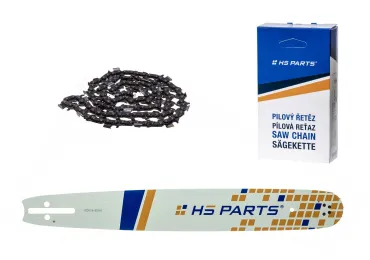 HS PARTS Führungsschiene 18" (45 cm) .325" .050" (1,3 mm) + Sägekette 72 Glieder Vierkantzahn für Husqvarna 36 55 136 154 257 262 346 357 435 445 460 Jonsered 2054 2152 CS2149W Dolmar 109 111 112 116 Solo 639 651 665