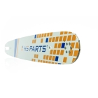 HS PARTS Führungsschiene 18" (45 cm) .325" .063" (1,6 mm) + 2 x Sägekette 74 Glieder Vierkantzahn für Stihl 024 026 036 039 MS240 MS260 MS261 MS270 MS280 MS290 MS310 MS390