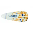HS PARTS Führungsschiene 20" (50 cm) 3/8" .058" (1,5 mm) + 2 x Sägekette 72 Glieder Vierkantzahn für Husqvarna 51 55 346XP 353 357 359 455 460 560XP