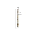 HS PARTS Führungsschiene 20" (50 cm) 3/8" .058" (1,5 mm) 72 DL für Husqvarna 61 66 266 268 272 365 372XP 281 298 380 385 585 Solo 665 670 681 Jonsered 2077 2171 Dolmar PS6400 Shindaiwa 285 577 Makita DCS6400 DCS7301