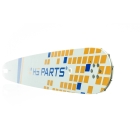 HS PARTS Führungsschiene 20" (50 cm) 3/8" .063" (1,6 mm) + Sägekette 72 Glieder Rundzahn für die Herstellung von Platten passend Stihl MS360 MS361 MS362 MS440 MS441 MS660
