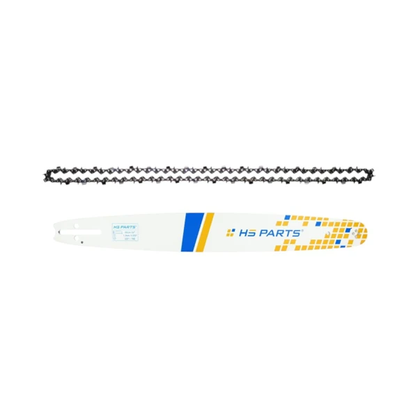HS PARTS Führungsschiene 20" (50 cm) .325" .050" (1,3 mm) + Sägekette 78 Gliedern und eckigen Zähnen für Husqvarna 51 55 262 357 359 555 560 Jonsered CS2145 CS2150 CS2152 CS2250 Dolmar PS510 PS6100 Solo 632 634 644 Makita DCS430 DCS540