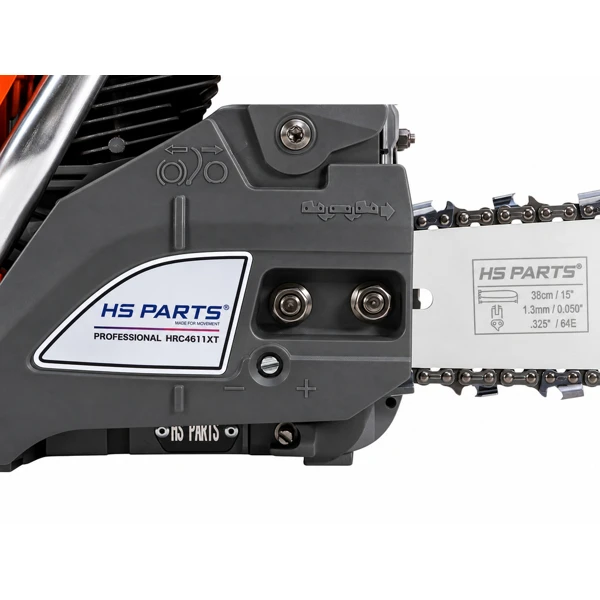 HS PARTS HRC4611XT halbprofessionelle Kettensäge Hubraum 46 cm³ Leistung 2,5 kW (3,4 PS)