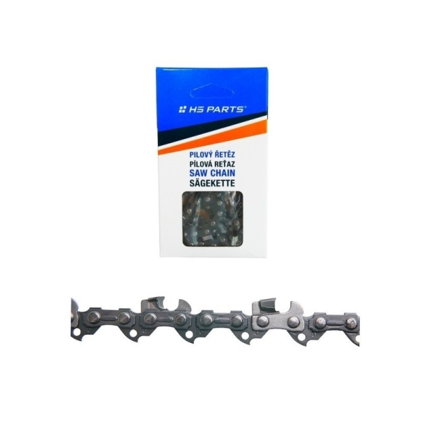 HS PARTS Karbidsägekette 3/8" .050" (1,3 mm) 56 Glieder Vierkantzahn für Husqvarna 120MarkII 120i 135MarkII 135 136 137 140 141 142 236 240 316 318 335 336 338 536 T425 T435