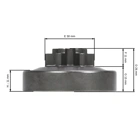 HS Parts Kettenrad 3/8" 6 Zähne für chinesische Motorsägen Inhalt des Motors 25 ccm