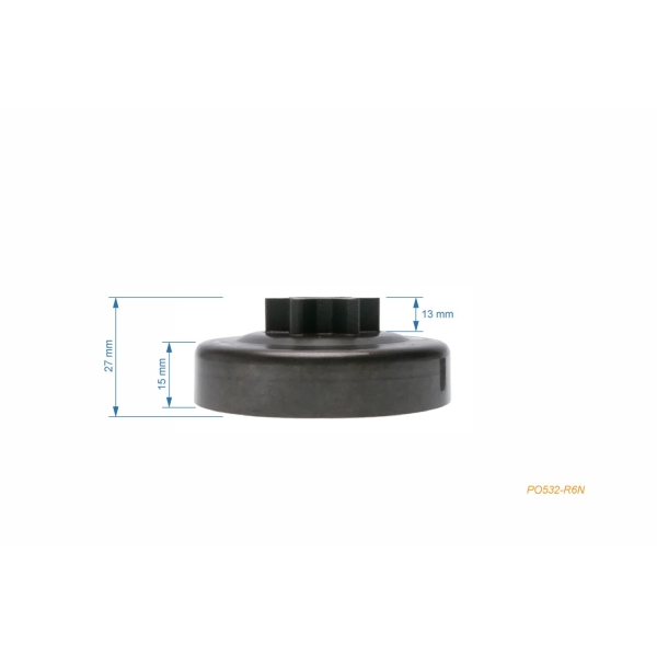 HS PARTS Kettenrad 3/8" 6 Zähne für Husqvarna 136 142 236 Jonsered 2035 2040 CS2137 CS2234 Partner 350 351 370 390 McCulloch CS380 Mac20X Poulan 2250 2375 (OEM 530047061)