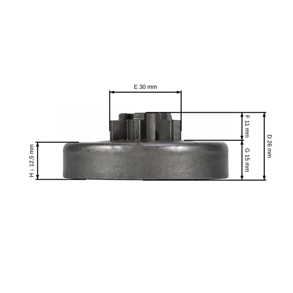 HS Parts Kettenrad 3/8