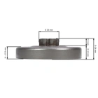 HS PARTS Kettenrad 3/8" 7 Zähne für Kettensägen Echo CS6700 CS6701 CS6702