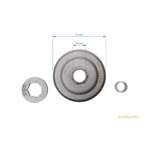 HS PARTS Kettenrad 3/8" 7 Zähne für Kettensägen Husqvarna 357XP 359 Jonsered 2159 CS2156 CS2159 (OEM 503934871)