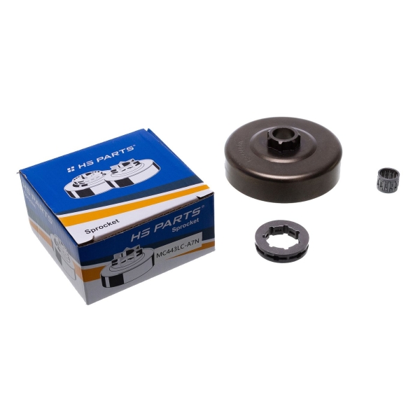 HS PARTS Kettenrad 3/8" 7 Zähne für Kettensägen McCulloch 155 165M 3516 365 375 515 605 610 610 650 655 700 805 850 855 CP-60 CP-70 CP-80 PM-55 PM-60 SP-60 (OEM 215252)