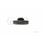 HS PARTS Kettenrad 3/8" 7 Zähne für Kettensägen Oleomac Olympyk 970 971 980 981 985 HD GS720 GS 820 John Deere CS71 CS81 (OEM 97000207)
