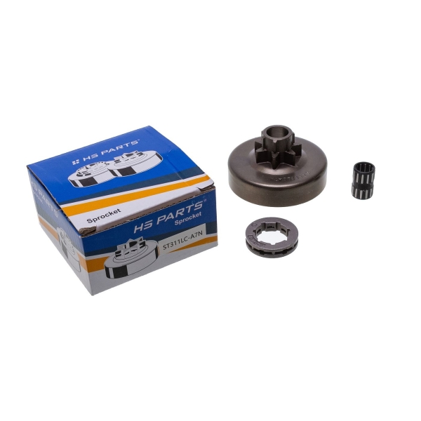 HS PARTS Kettenrad 3/8" 7 Zähne für Kettensägen Stihl 038 MS380 MS381 (OEM 11196402000)