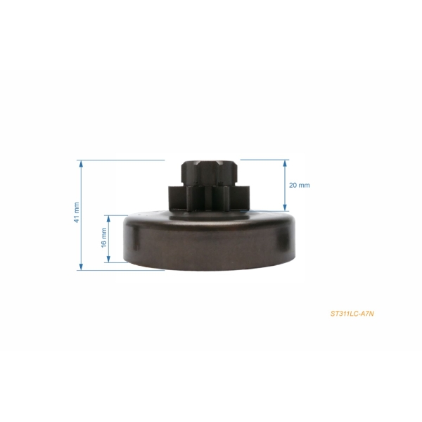 HS PARTS Kettenrad 3/8" 7 Zähne für Kettensägen Stihl 038 MS380 MS381 (OEM 11196402000)